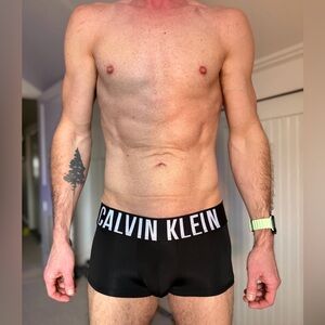 Calvin Klein Men’s Microfiber Black Trunks